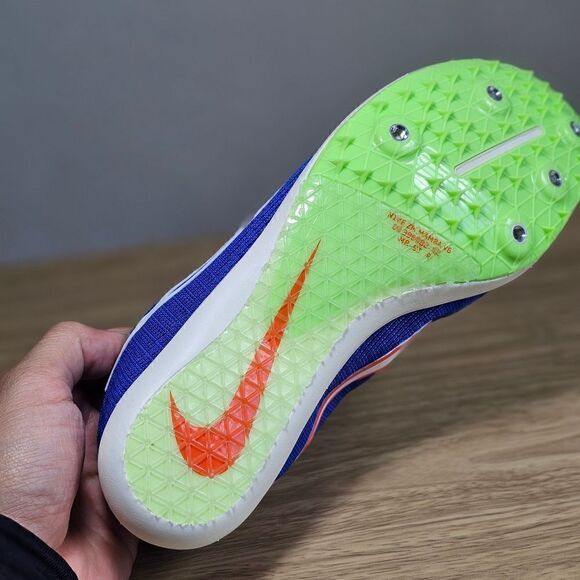 Nike Zoom Mamba V6 Track & Field Spikes Running Shoes Men's 6.5 Blue White New - Picture 13 of 15